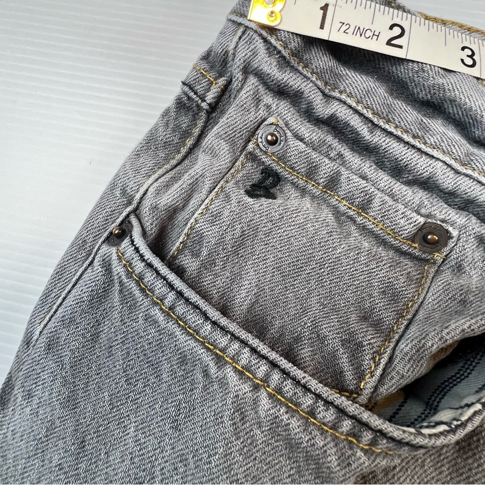Boden Men’s Vintage Gray Denim Jeans, Size 38 Regular - Picture 9 of 13